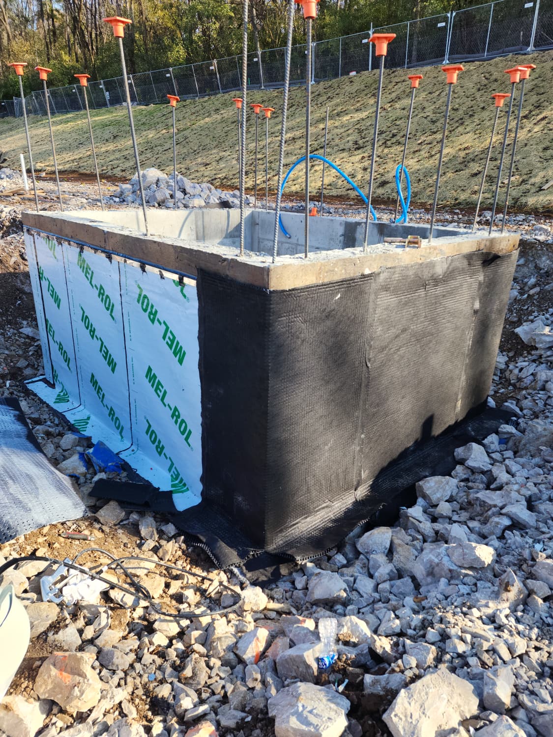 Below - grade waterproofing