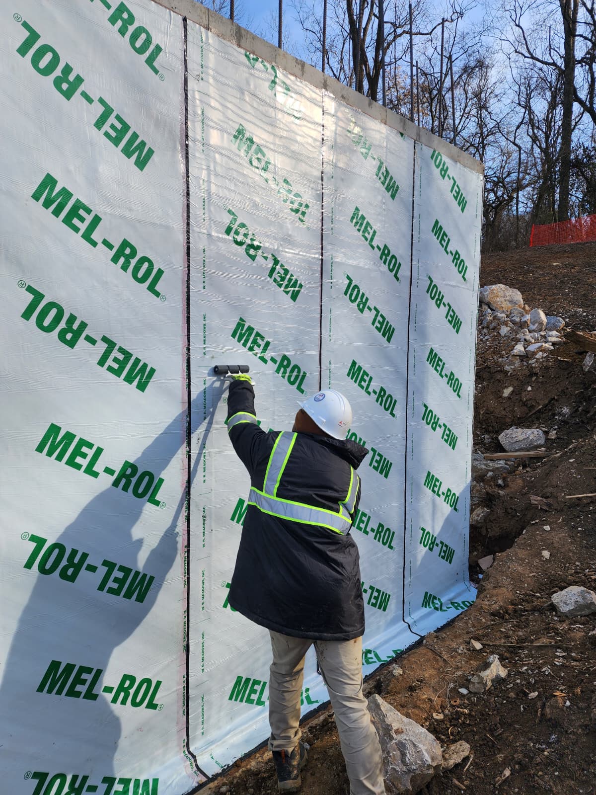 Below-grade waterproofing